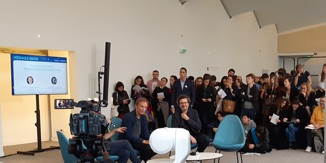 Rencontre sur les écritures immersives lors de Médias en Seine - 8 octobre 2019