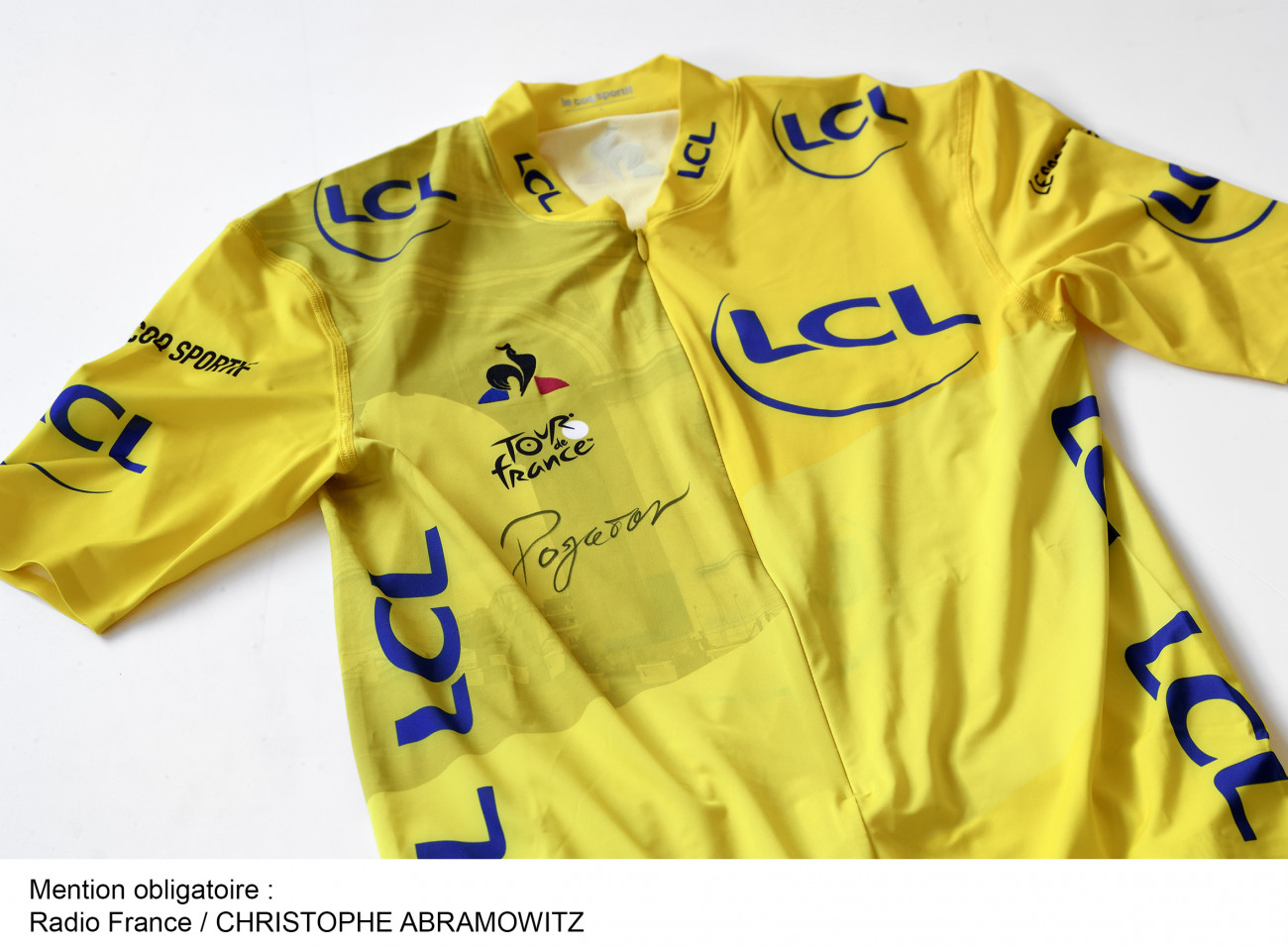 maillot jaune du vainqueur du Tour de France 2020, Tadej Pogacar