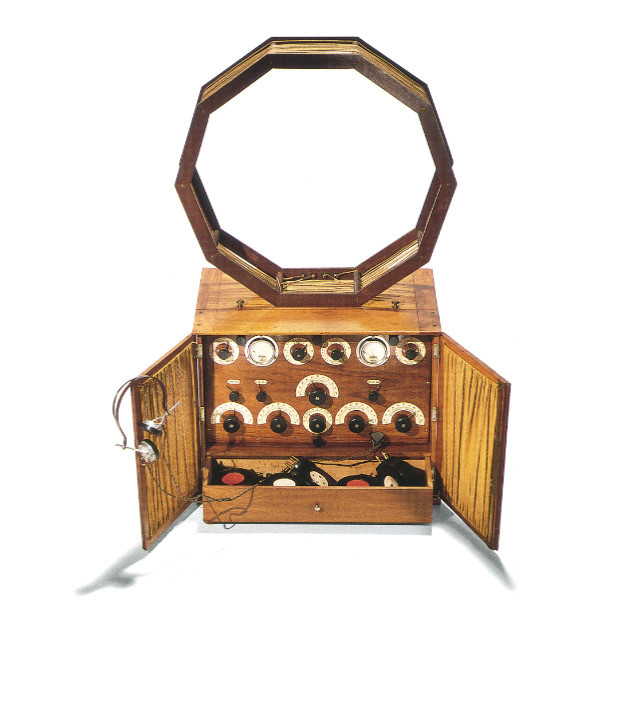 Récepteur radio Ducretet, 1926, 7 lampes