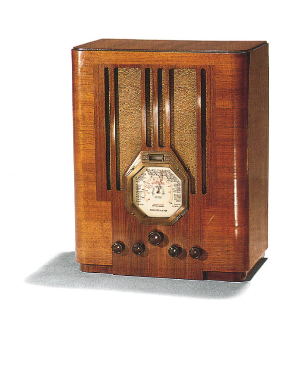 Récepteur radio Tecalemit, 1936, superhétérodyne, toutes ondes