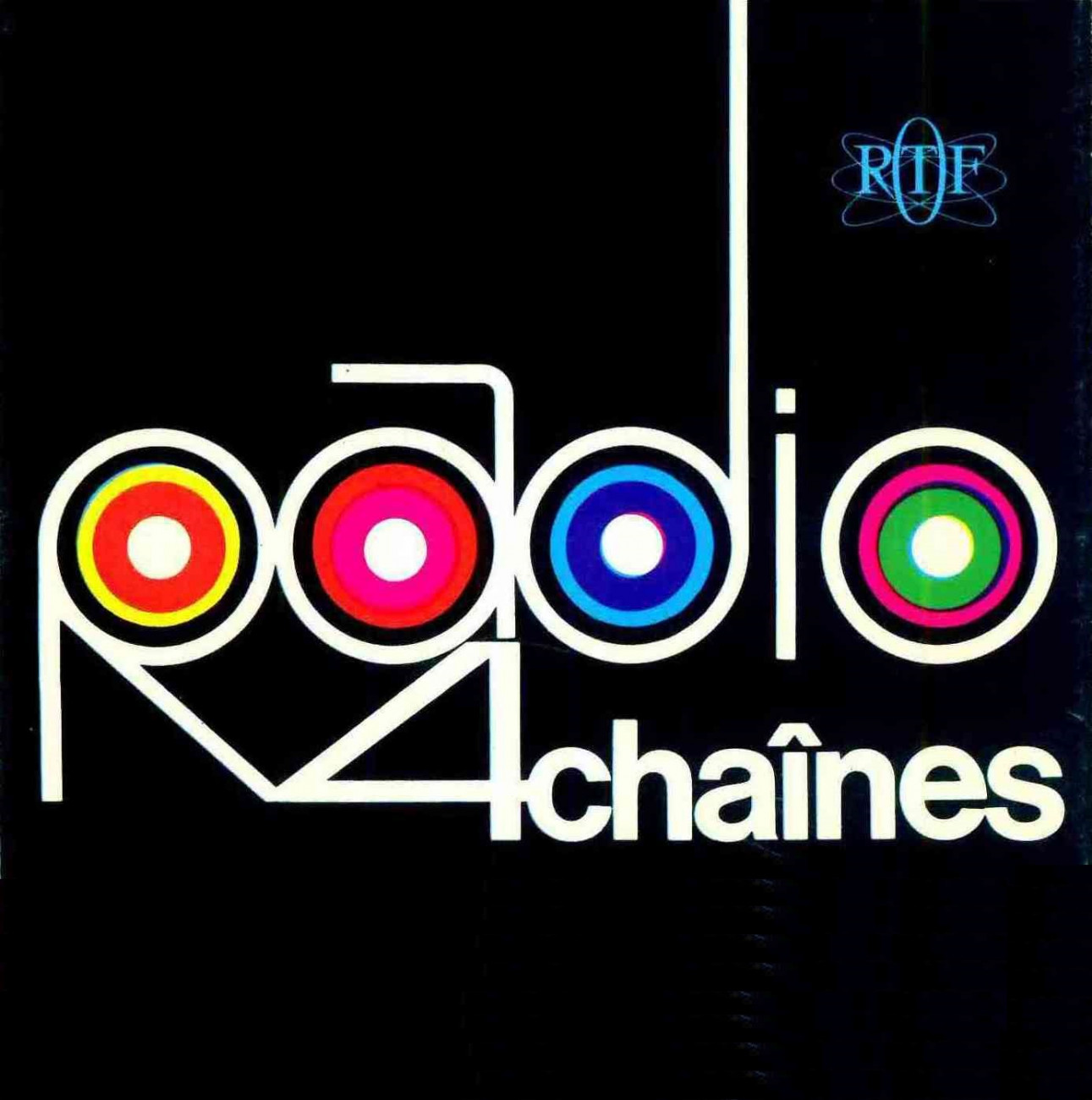 Dépliant ORTF relatif à ses quatre chaînes de radio, 1972