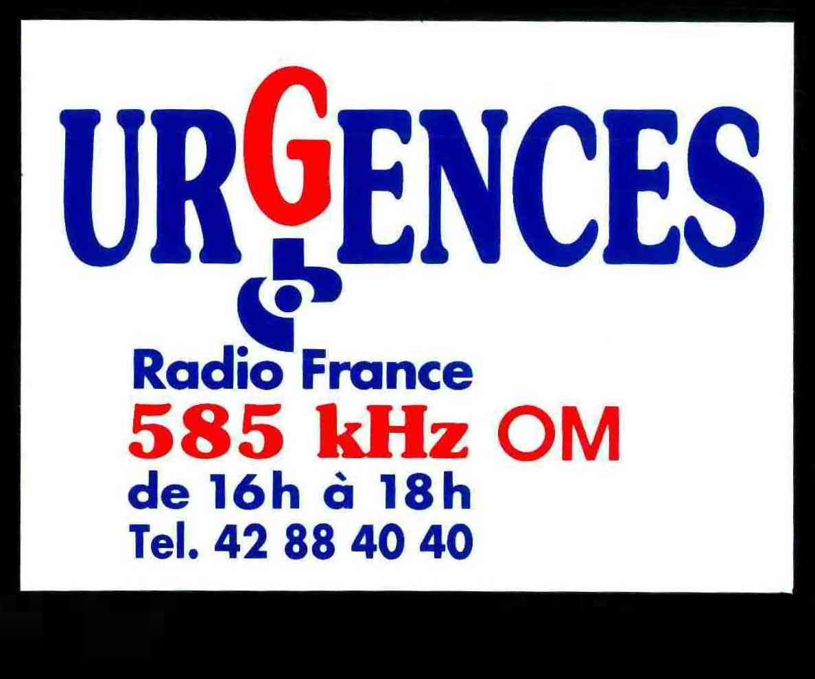 Logo de la radio Urgences 1994