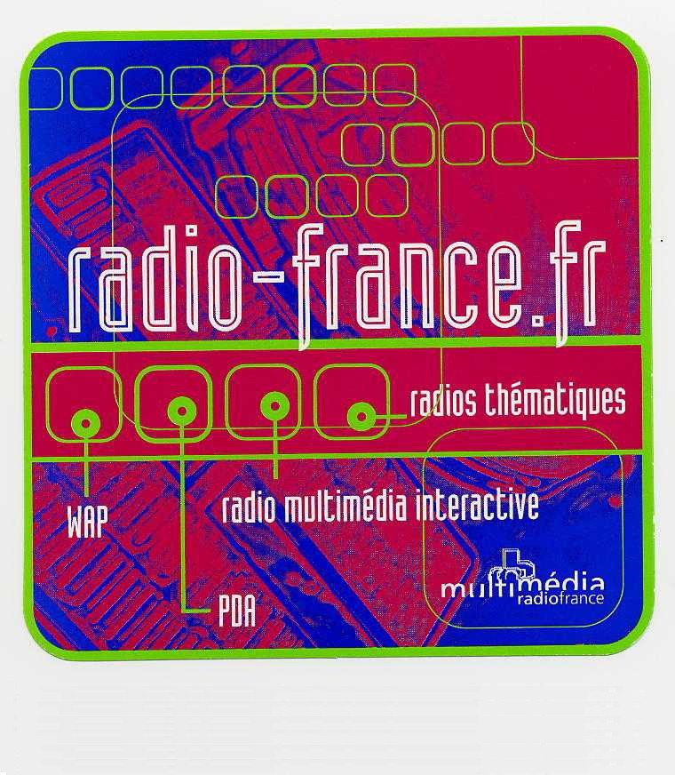 Extrait d’un dossier de presse de Radio France Multimédia sur ses webradios thématiques, 2001