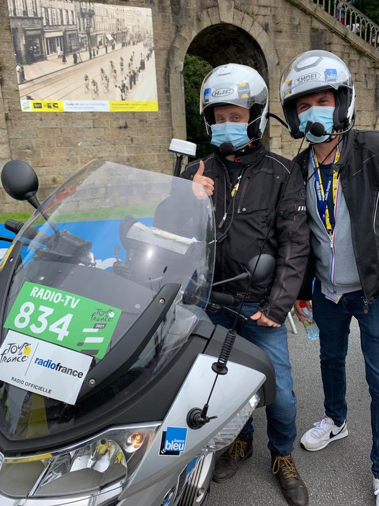 La moto Radio France suivra toutes les étapes du Tour de France 2021