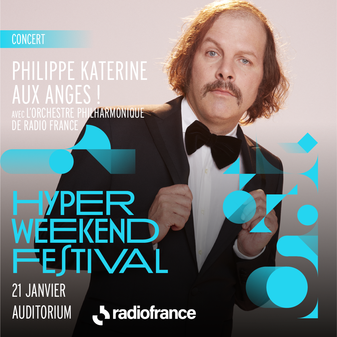 Philippe Katerine avec l'Orchestre Philharmonique de Radio France en concert à l'Hyper Weekend Festival le 21 janvier 2023
