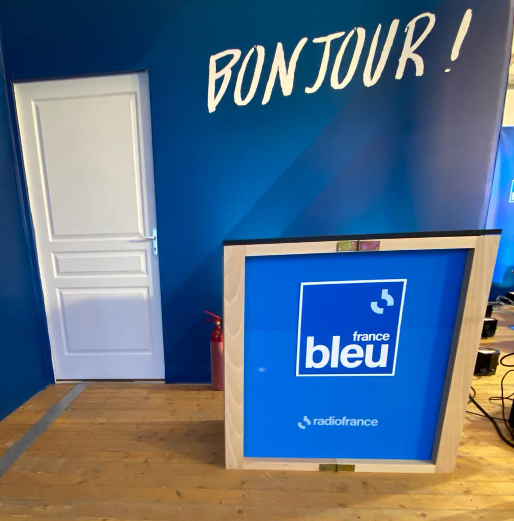 Installation du studio France Bleu à Saint-Malo