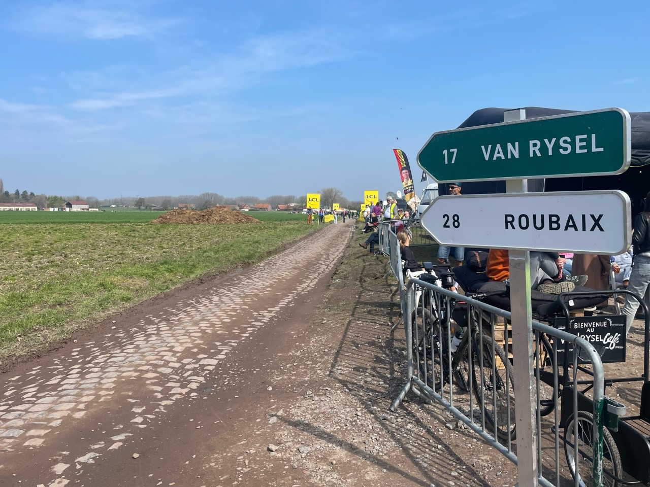 Paris-Roubaix 2023 - secteur pavé de Templeuve