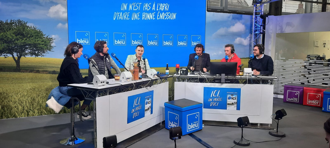 « On n'est pas à l'abri d'faire une bonne émission » sur France Bleu en direct du salon