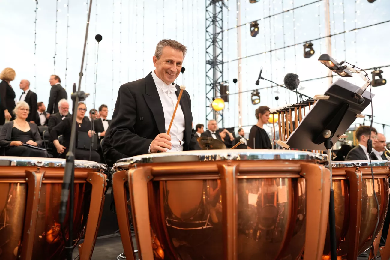 Concert de Paris du 14 juillet 2025 - musiciens de l'Orchestre National de France