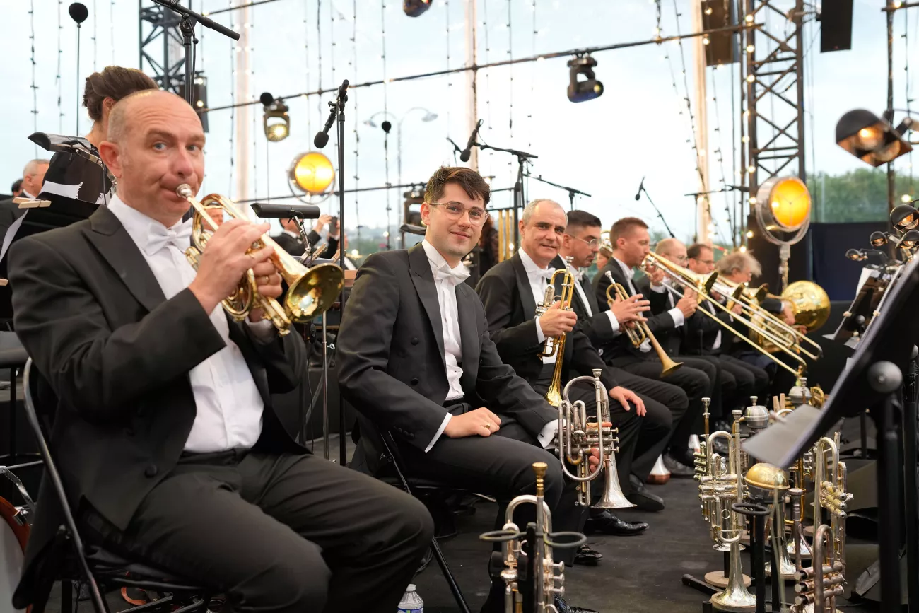 Concert de Paris du 14 juillet 2025 - musiciens de l'Orchestre National de France