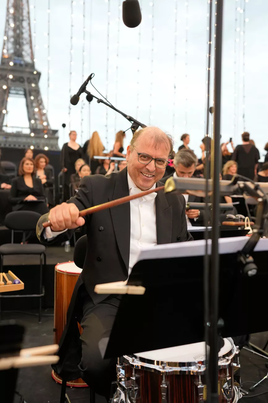 Concert de Paris du 14 juillet 2025 - musiciens de l'Orchestre National de France