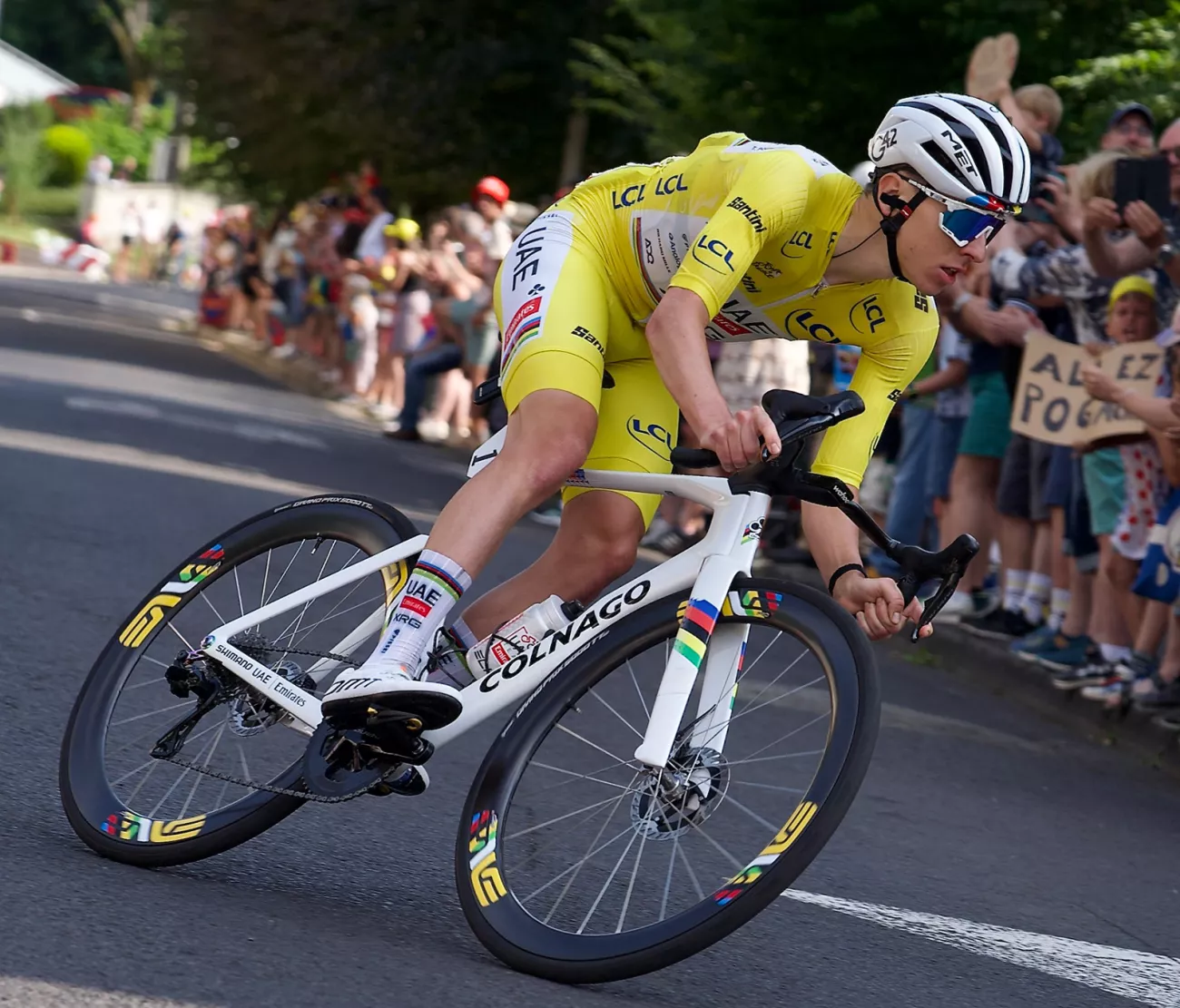 Tadej Pogacar sur le Tour de France 2025