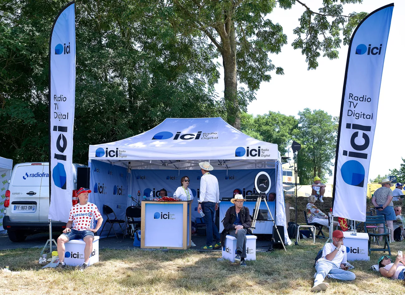 Tente ICI sur le Tour de France 2025