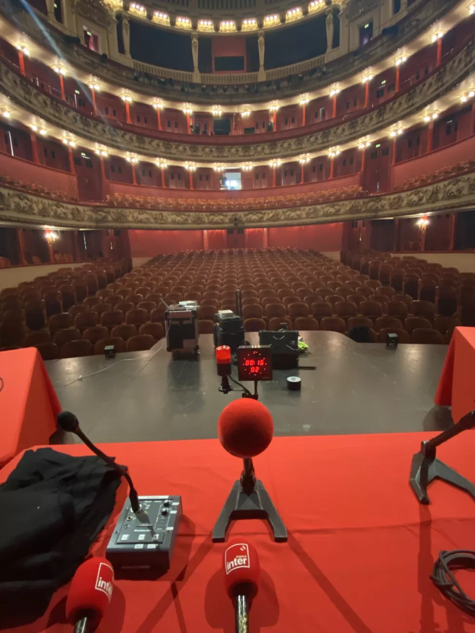Installation de France Inter à l’Opéra national de Nancy-Lorraine