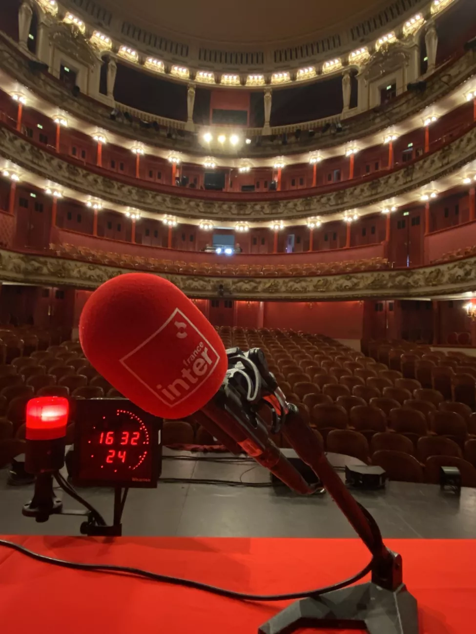 Installation de France Inter à l’Opéra national de Nancy-Lorraine