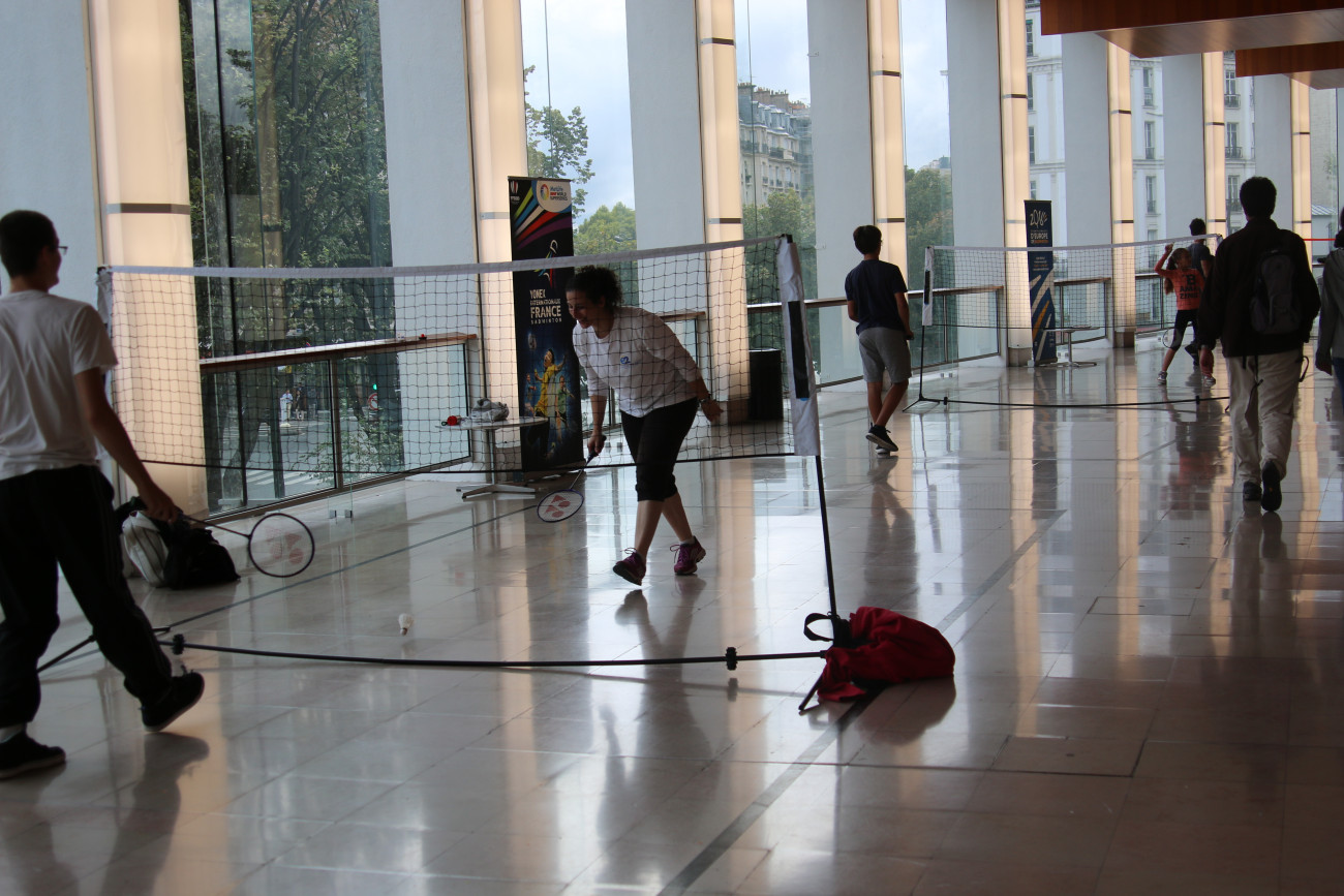 et du badminton grâce à la Fédération Française de Badminton - crédit photo : RF/Catherine Grain