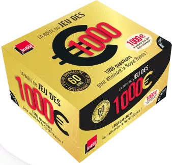 Boîte du jeu des 1000 euros spécial 60 ans