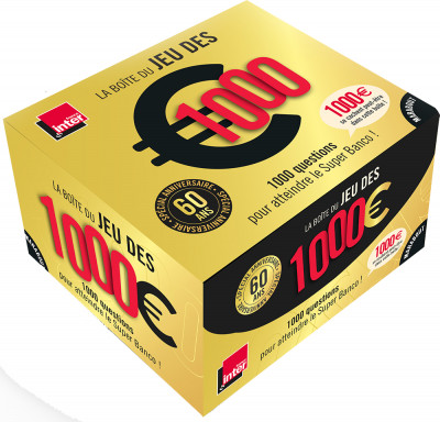 Boîte du jeu des 1000 euros spécial 60 ans