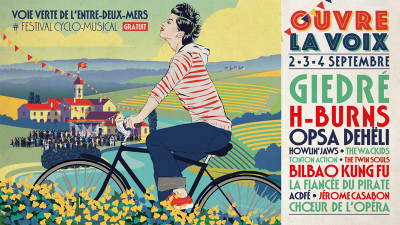 Festival Ouvre la Voix, un festival cyclo-musical du 2 au 4 septembre 2022