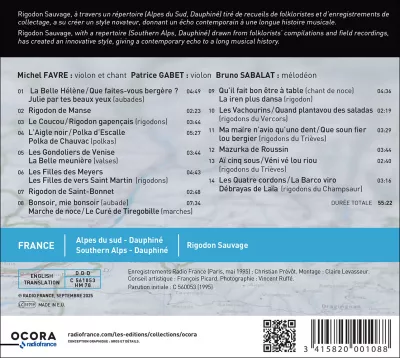 Rigodon sauvage. Ocora_dos