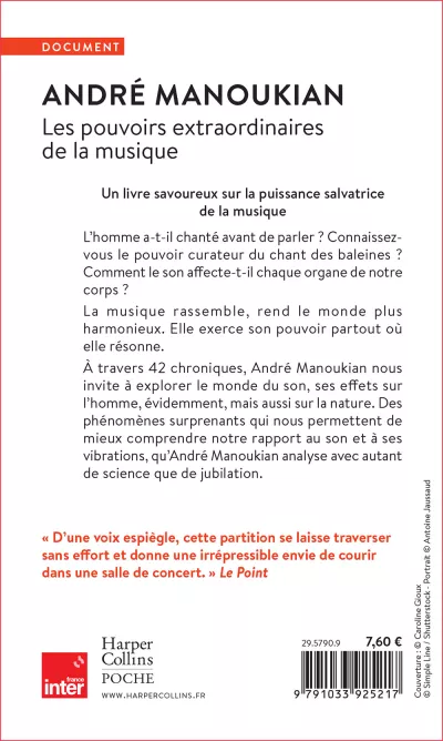 Les pouvoirs extraordinaires de la musique. André Manoukian-Poche_C4