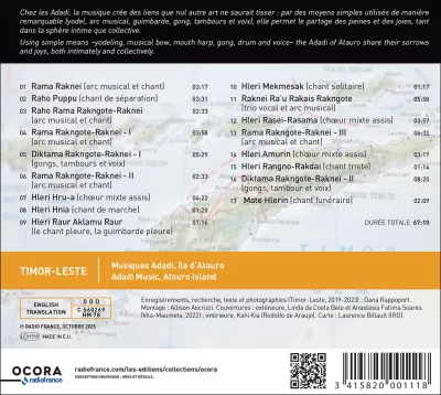 Timor-Leste. Ocora-dos