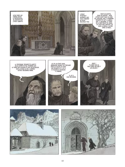 Le Nom de la rose-Tome 2. Milo Manara. Umberto Eco_p 12