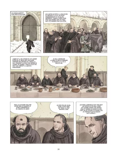 Le Nom de la rose-Tome 2. Milo Manara. Umberto Eco_p 20