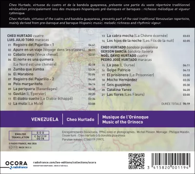 Venezuela. Cheo Hurtado. Musique de l'Orénoque_C4