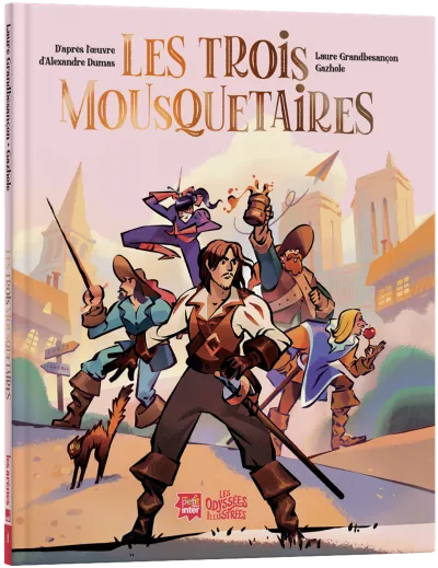 Les trois Mousquetaires. Laure Grandbesançon. Gazhole_relief
