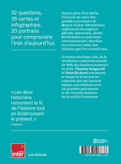 Iran. Anatomie... Th. Snégaroff et Yann Richard_verso