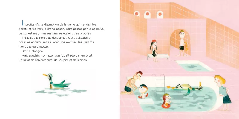 Olga, le canard et le petit garçon battu. Geneviève Brisac 3