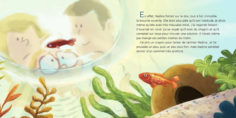 Nadine et Robert, les poissons rouges Delphine de Vigan-2