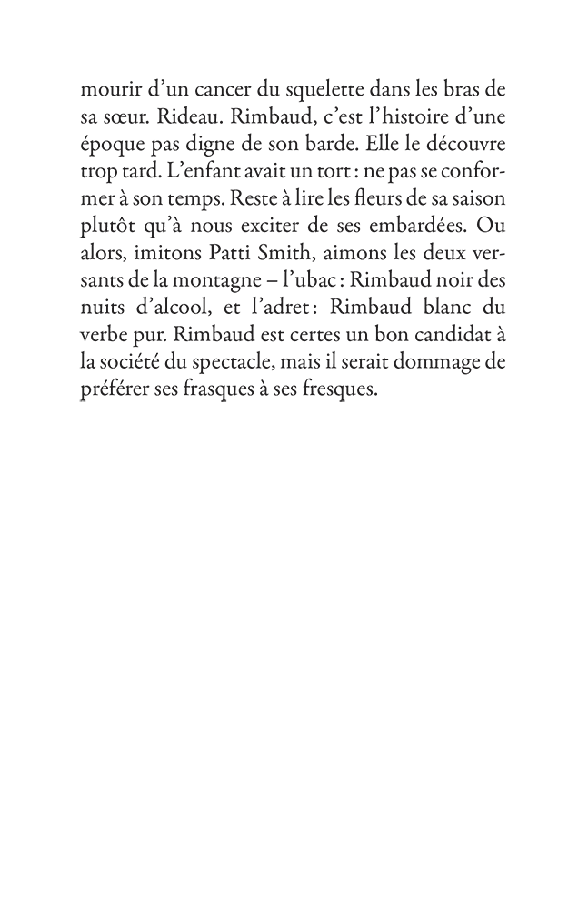Un été avec Rimbaud. Sylvain Tesson - p11