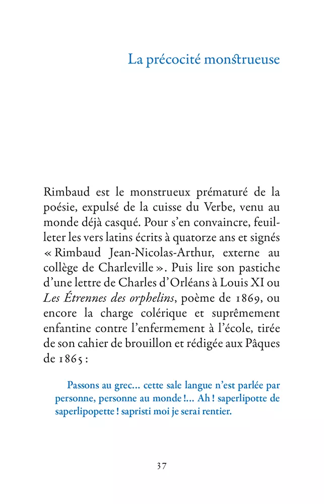 Un été avec Rimbaud Sylvain Tesson - p37