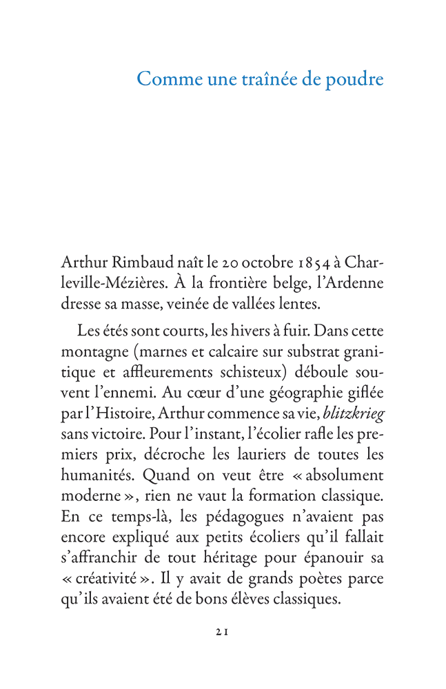 Un été avec Rimbaud. Sylvain Tesson - p4