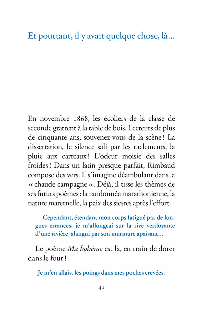 Un été avec Rimbaud Sylvain Tesson - p41