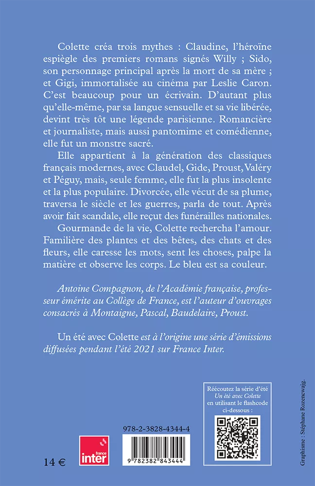 Colette. Un été avec. Compagnon-4e couv