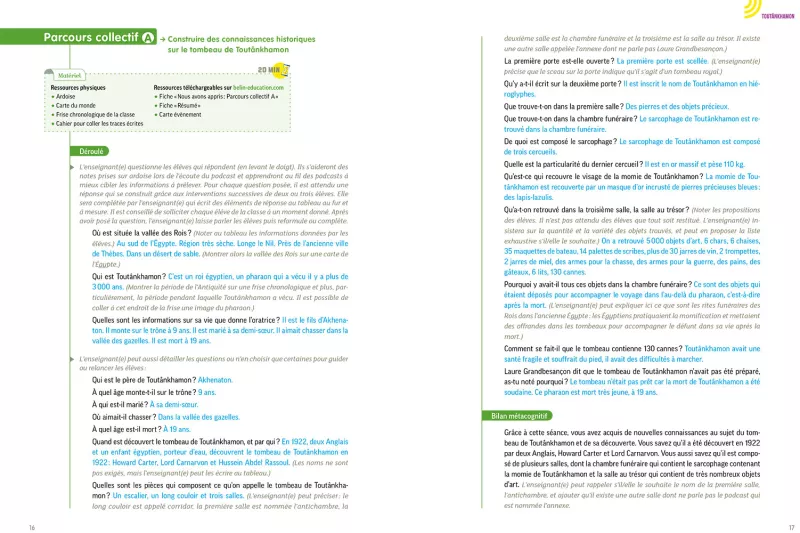 Un podcast par semaine. page 16-17