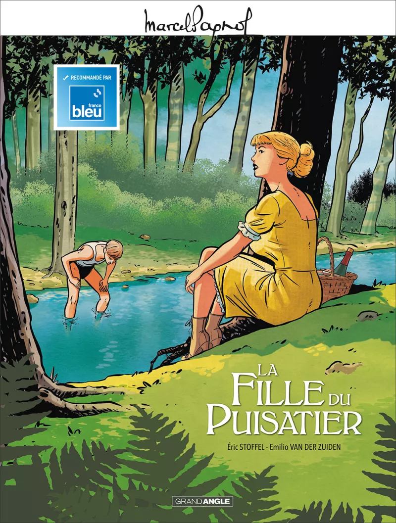 La fille dui puisatier. Pagnol-sticker
