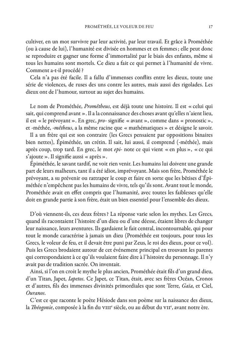 Quand les Dieux rôdaient sur la terre. Pierre Judet de La Combe -p.14