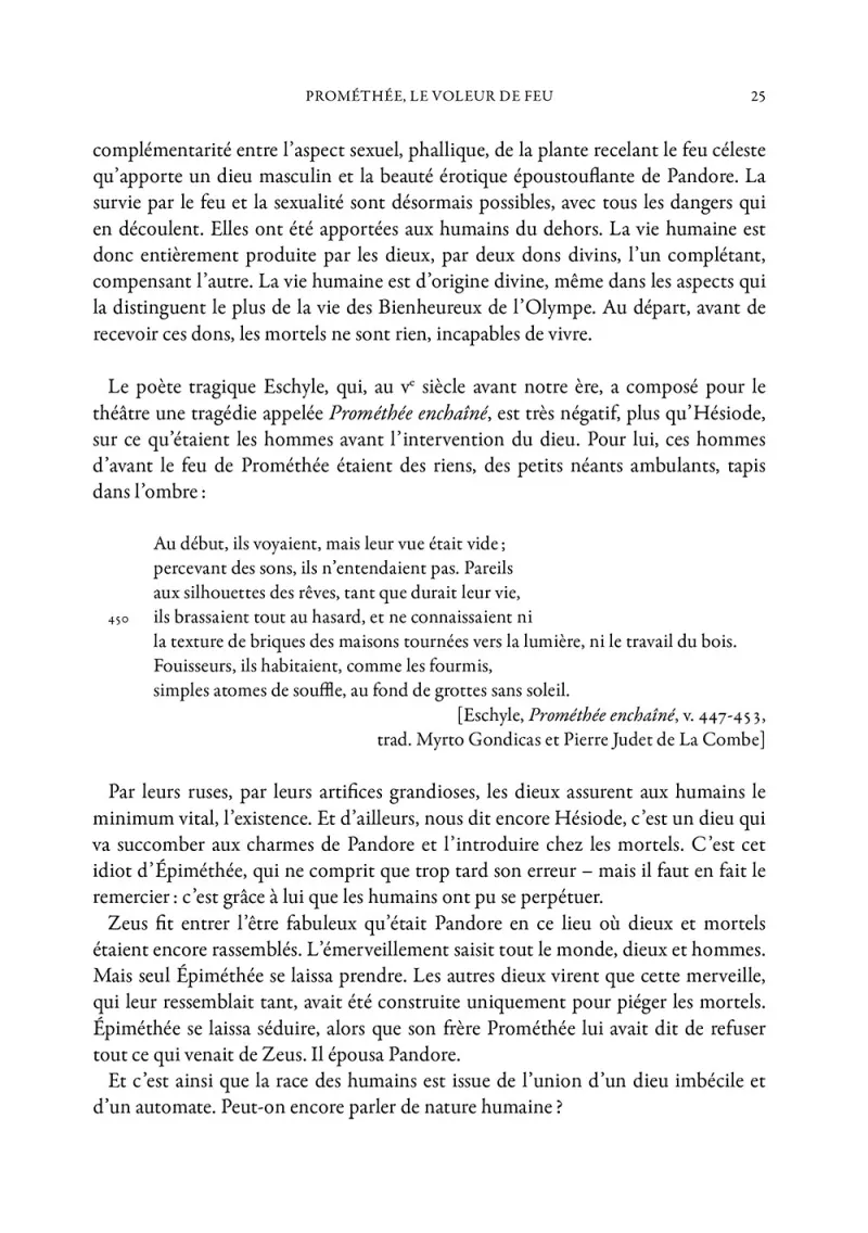 Quand les Dieux rôdaient sur la terre. Pierre Judet de La Combe -p.22