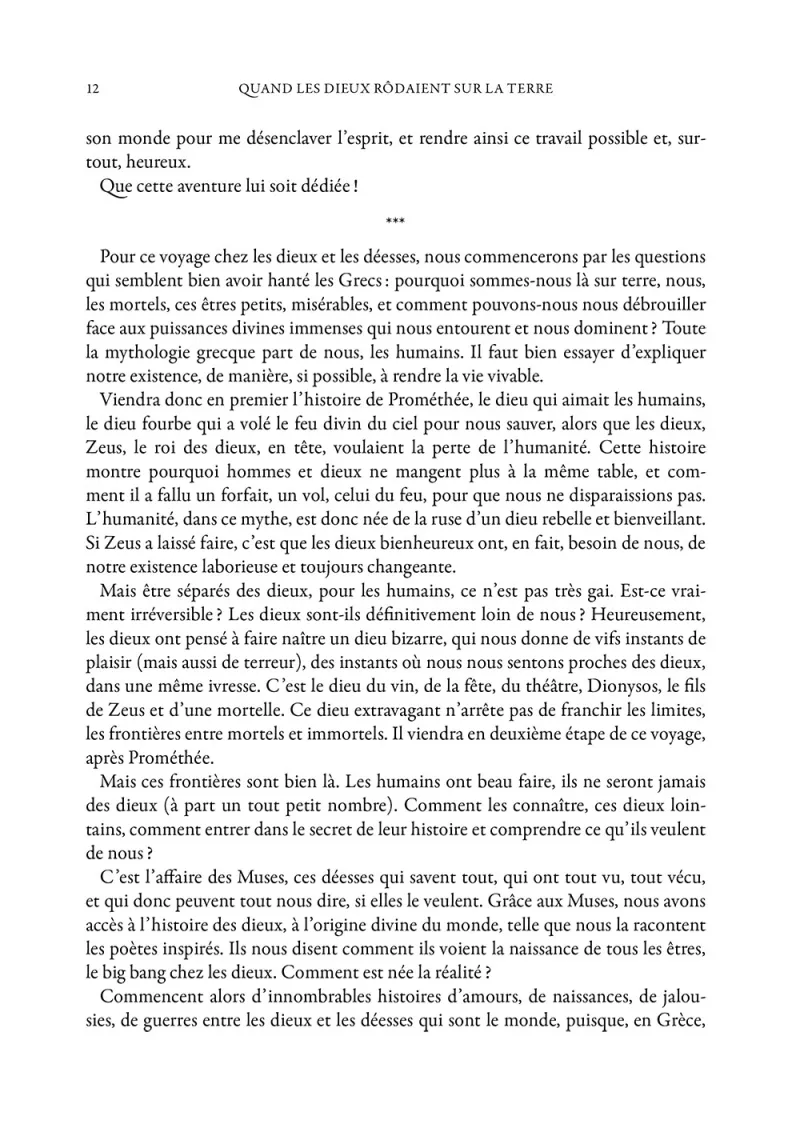Quand les Dieux rôdaient sur la terre. Pierre Judet de La Combe -p.9