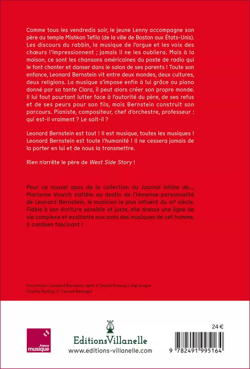Le journal intime de Leonard Bernstein. M. Vourch _4e