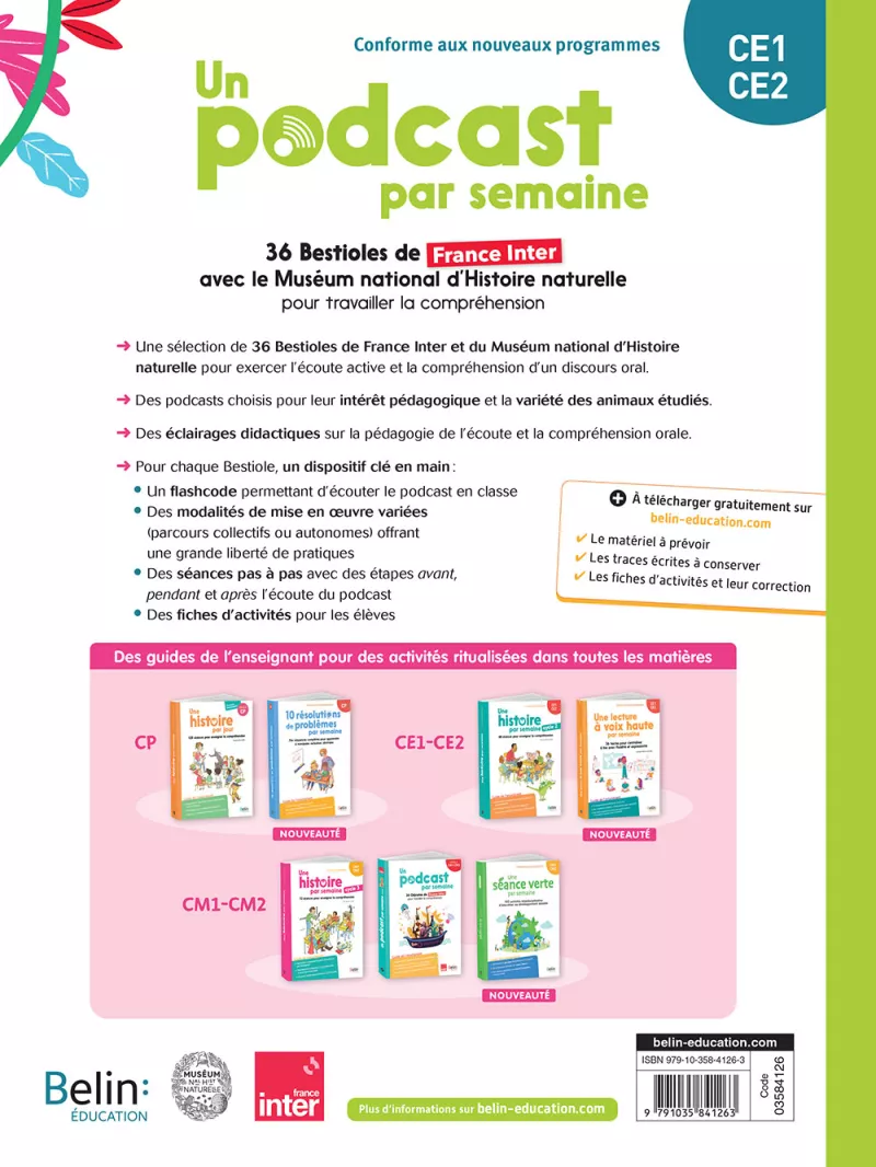 Un podcast par semaine. 36 Bestioles de France Inter_C4