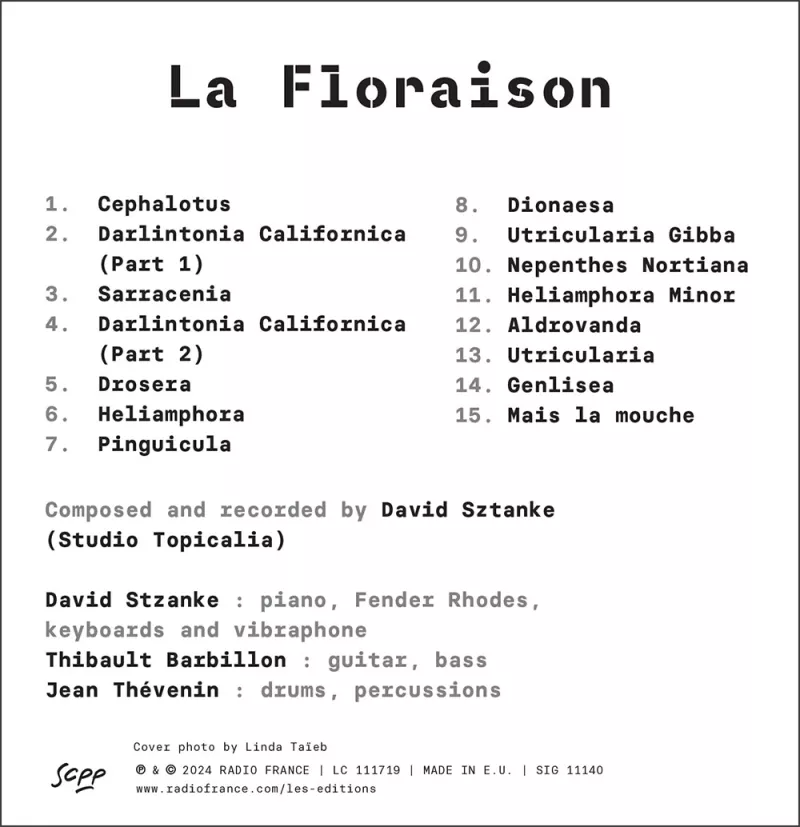 La Floraison. David Sztanke_Radiophonie_verso