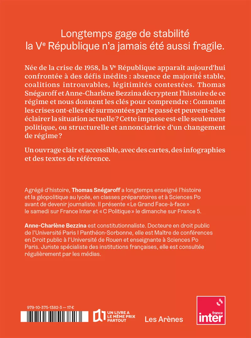Ve République. Th. Snégaroff et A.-C. Bezzina_verso