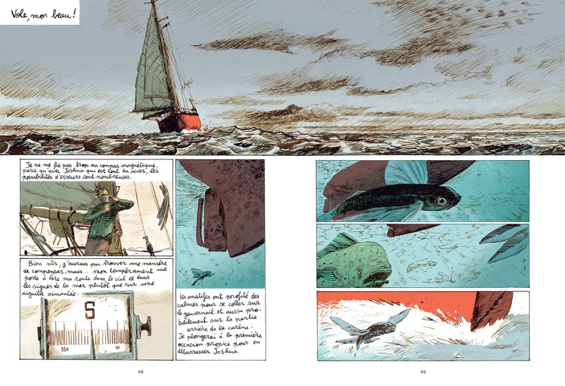 La Longue Route, Stéphane Melchior et Younn Locard-p48-49