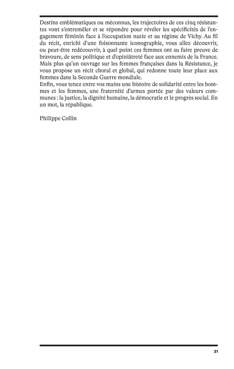 Les Résistantes, Philippe Collin-p21