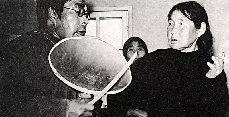 Musique Inuit. Jean Malaurie. Photo : Ussagaqssuag